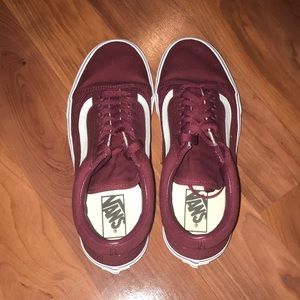 Maroon Old Skool Vans